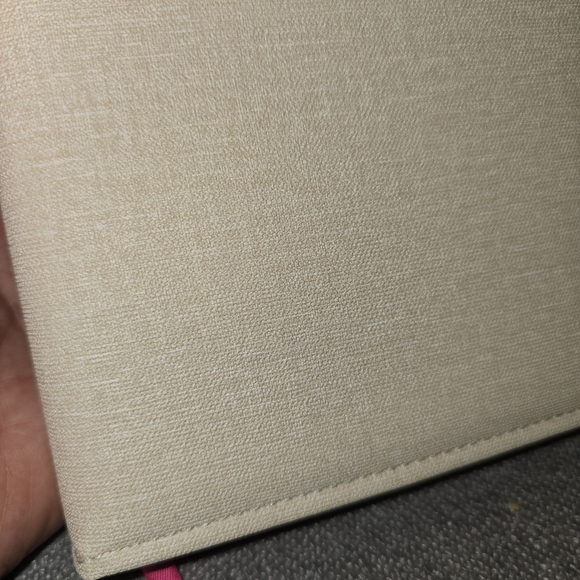 Love Notes Cream Binder with Pink Accent - Picture 12 of 16